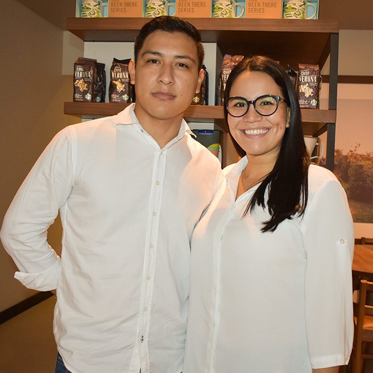 Alvaro Ortiz y Natalia Rivero