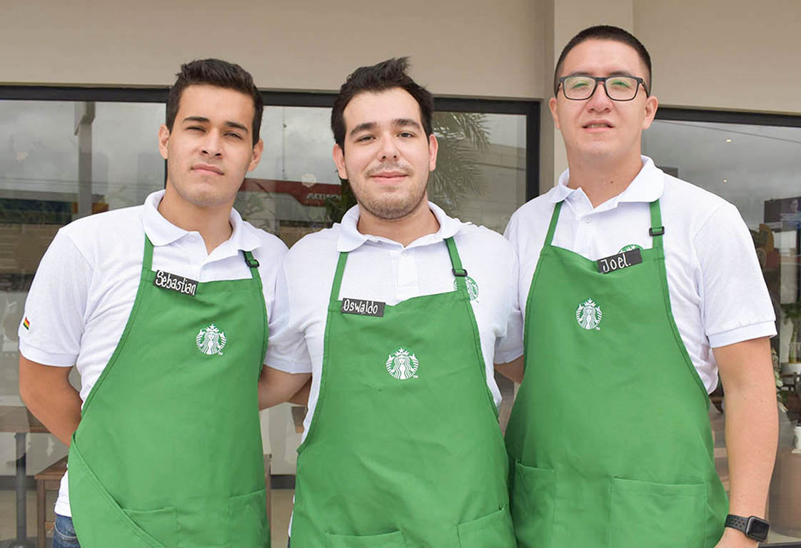 Sebastián Hurtado, Oswaldo Roca y Joel Vargas