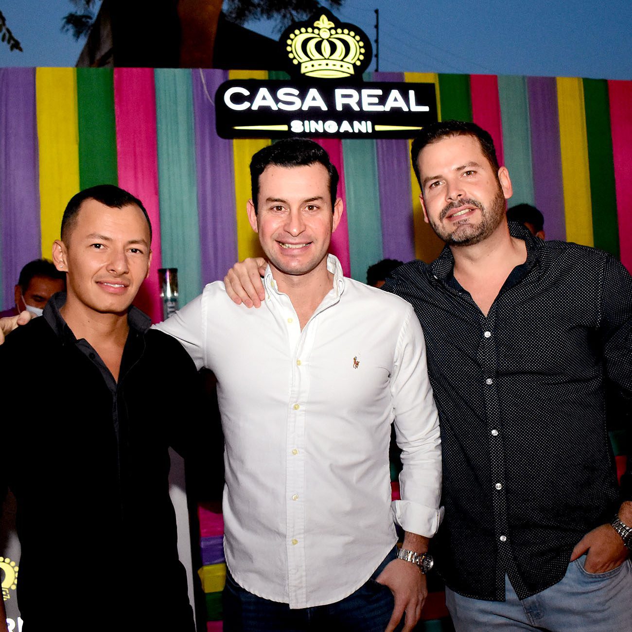 Marconi Gutierrez, Luis Cortez y Leonardo Torrico