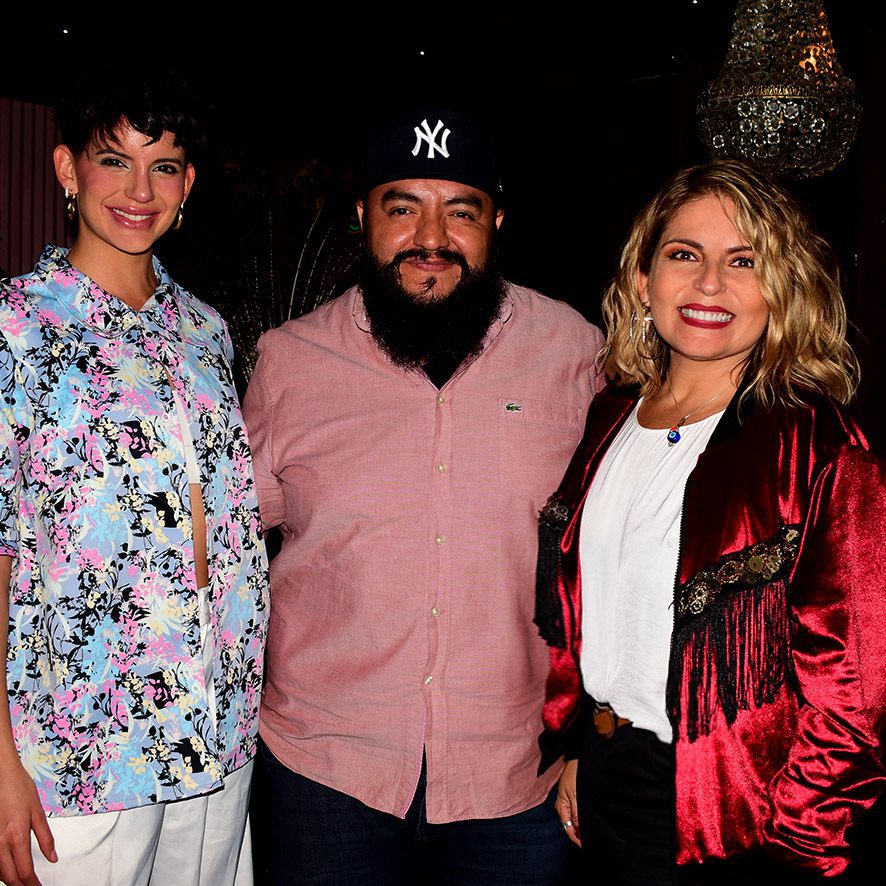 Jazmin Sousa, Jp Caceres y Roxana Schaiman
