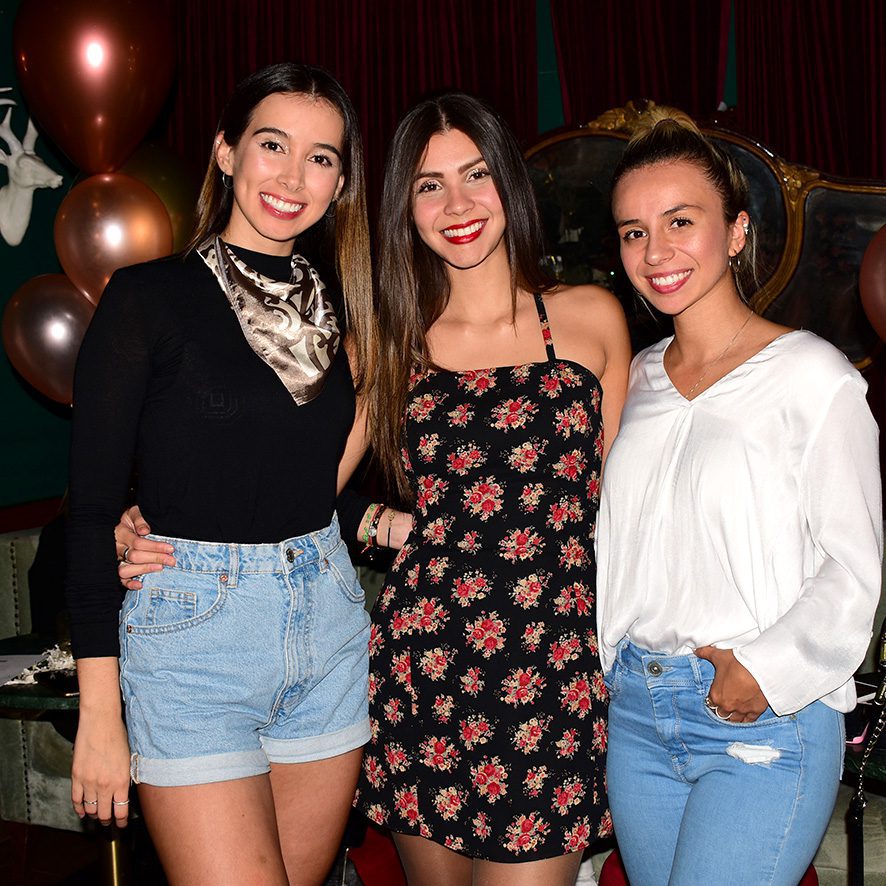 Natalia Vaca Diez, Flavia Zumaran y Natalia Aguirre