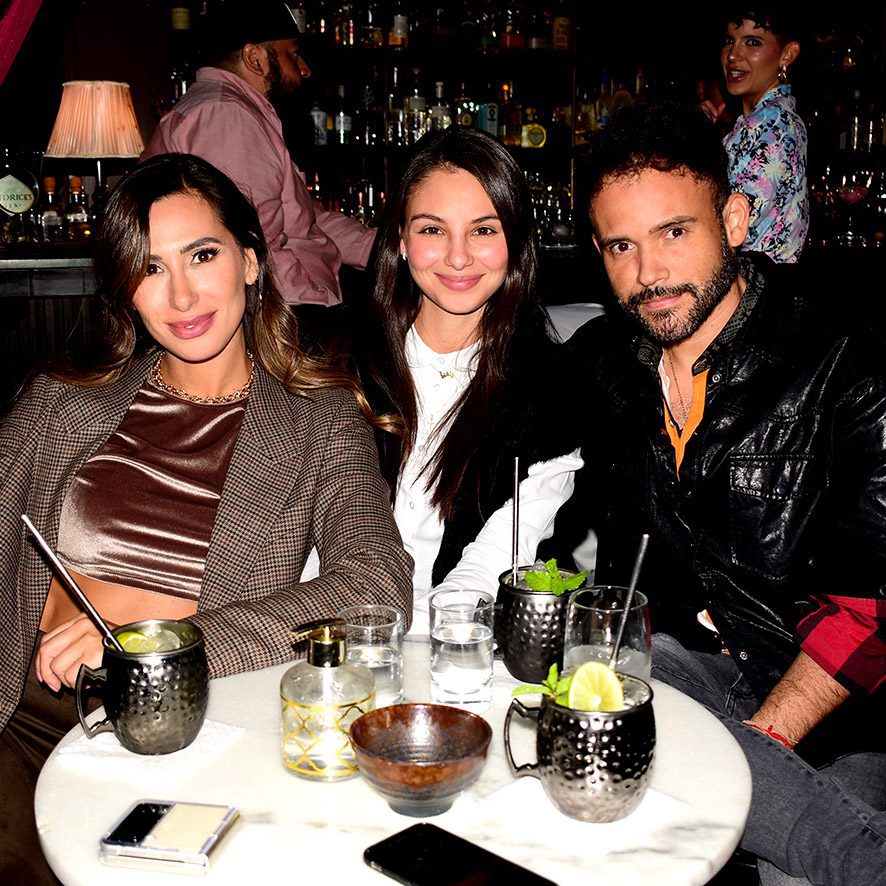 Patricia Roca, Silvia Fraija y Mauricio Hurtado