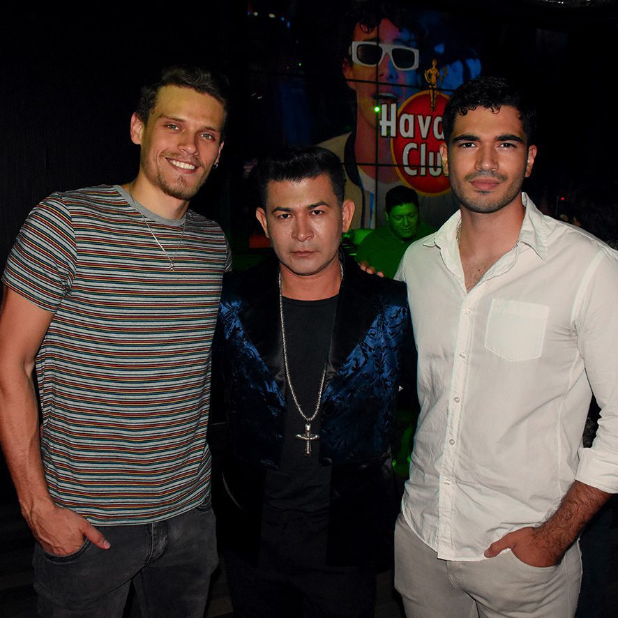 Matias Saavedra Beyer, Fernando Montenegro y Payam Purahmary