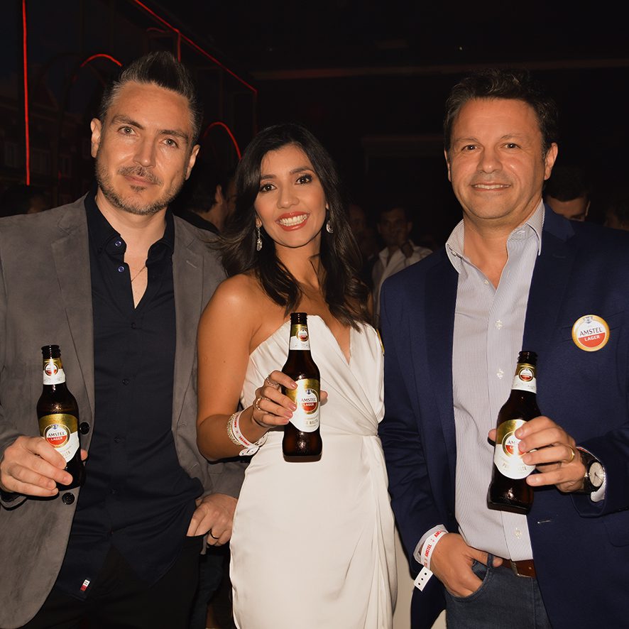 Angelo Toledo, Danila Pope y Albert Masri