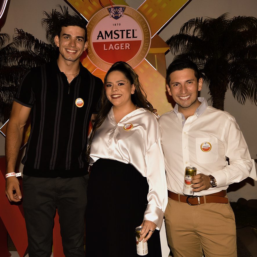 Josua Vasquez, Adriana Guzman y Marco Merlo