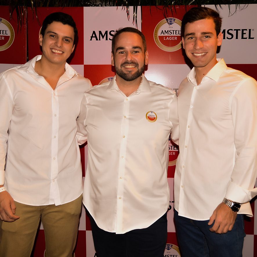 Rodolfo Arauz, Paulo Limpias y Diego Rivero