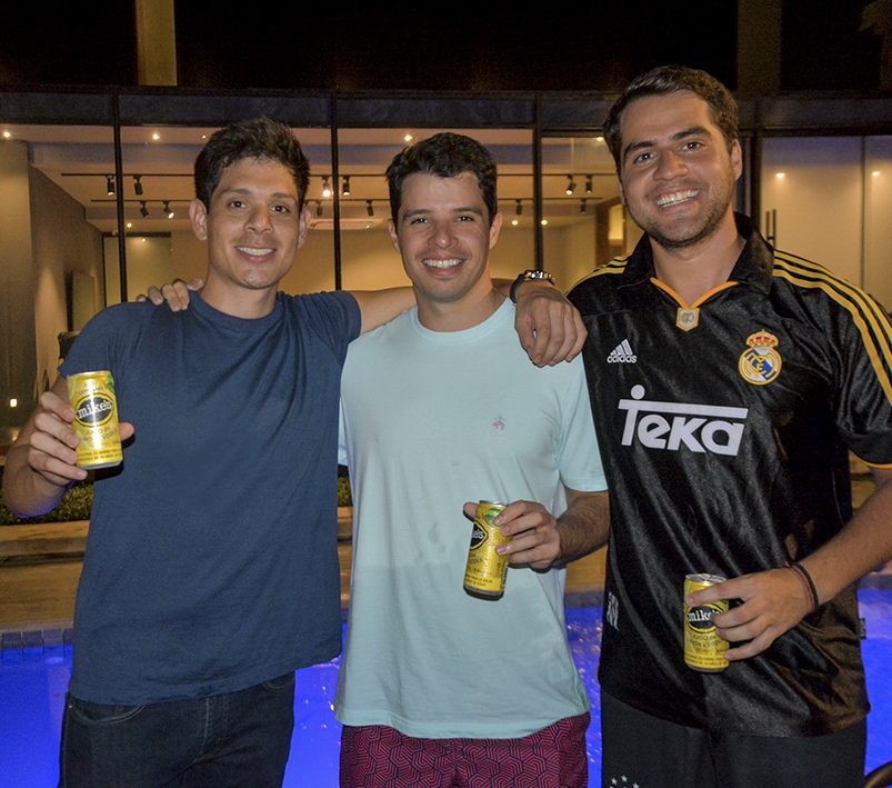 Alvaro Ríos, Nicolás Handal, Rodrigo Ribera