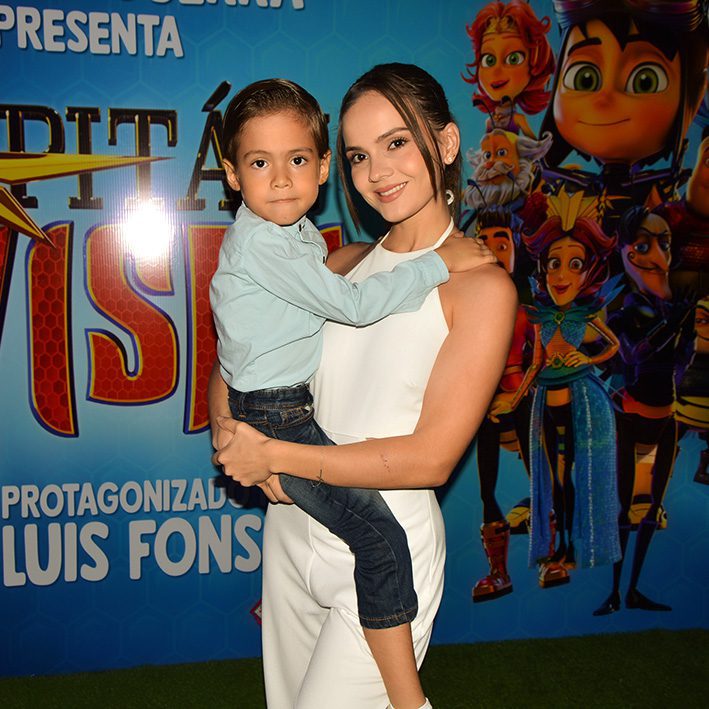 Leandrito y Carolina Segura