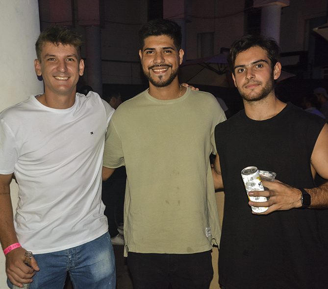 Nacho Artia, Diego Carrillo, Nicolás Bella