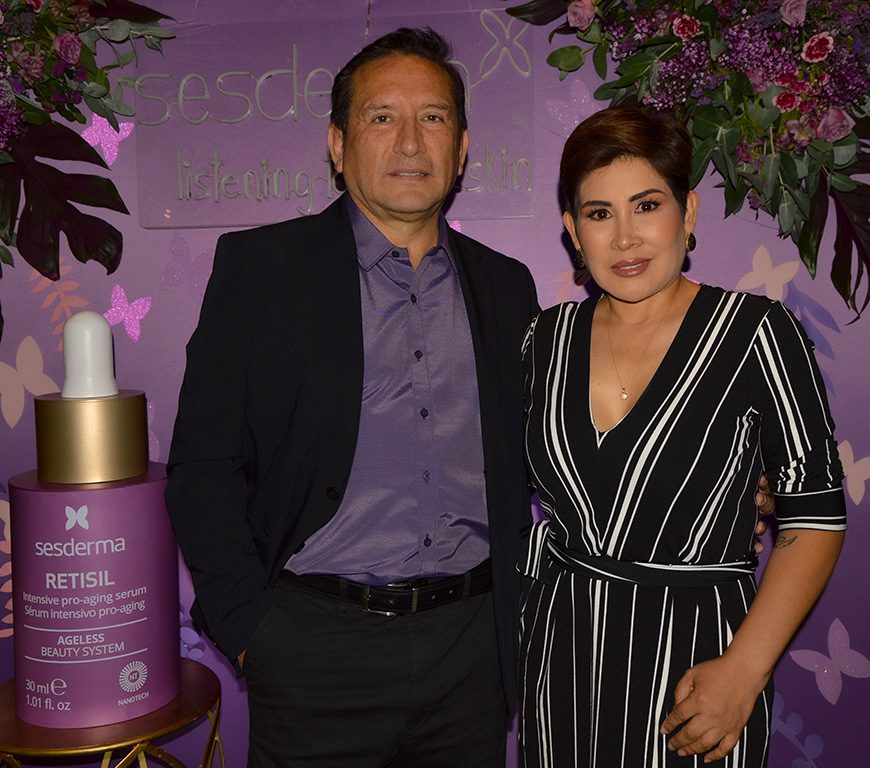 Carlos Delgado y Josaine Sanjines