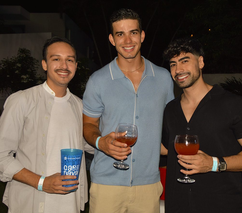 Pedro Ramirez Josua Vasquez y Lucas Tamashiro