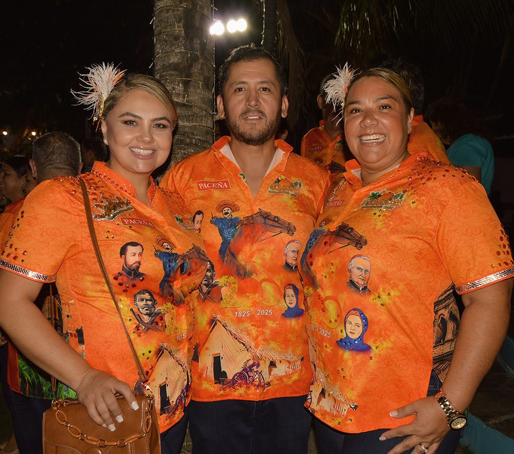 Yuli Quenallata, Alvaro Velez y Denisse Pereyra