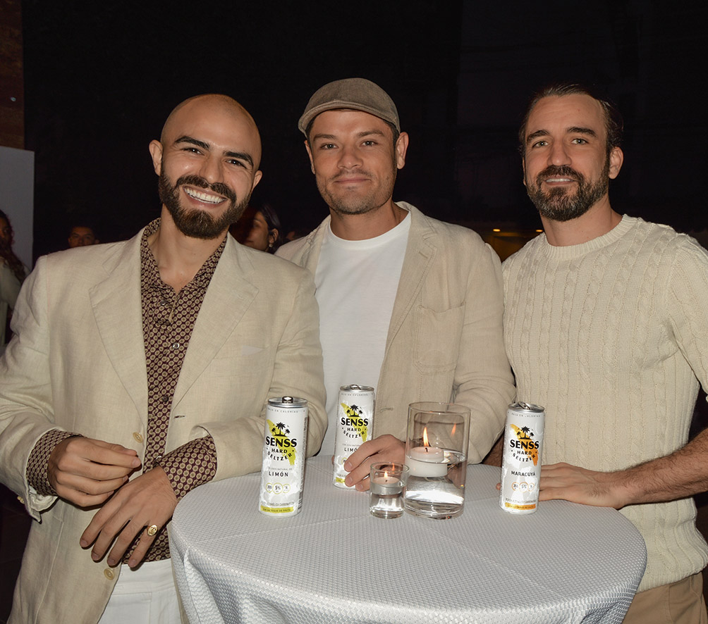 Matteo Terrinoni, Alejandro Archondo y Santiago Puente