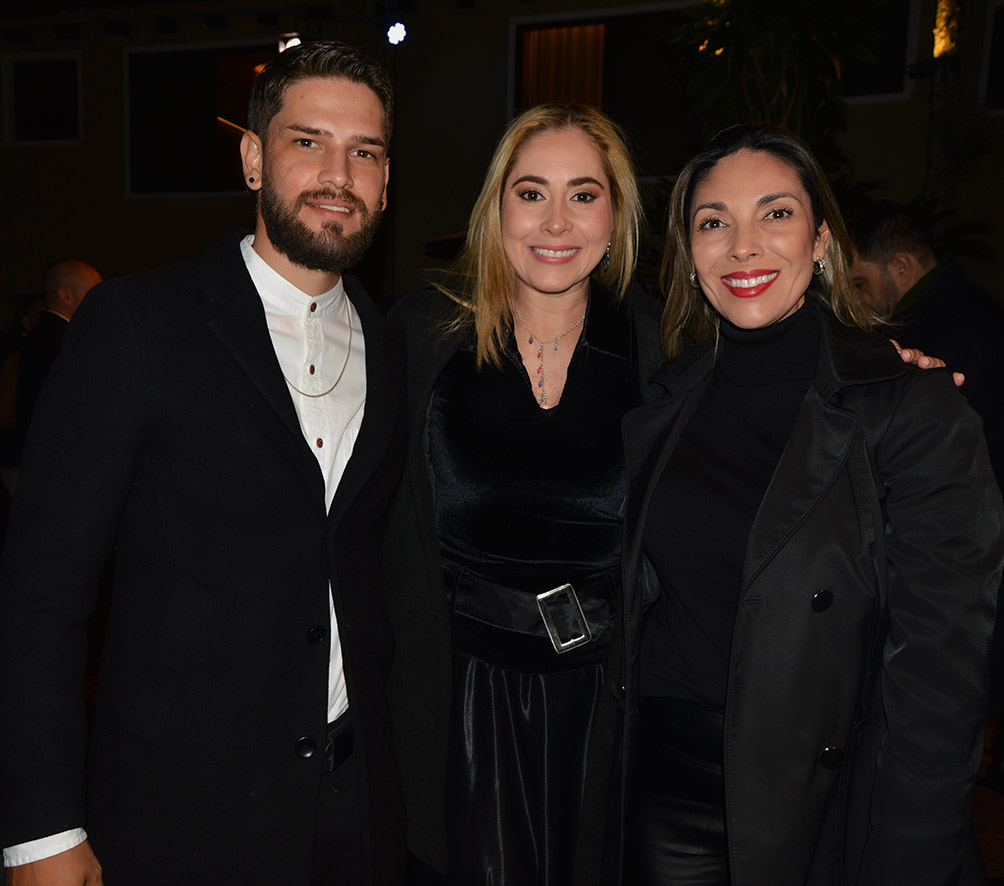 Sharbel Fayad, Maria Ines Justiniano y Andrea Antelo