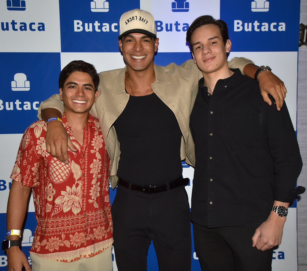 Arturo Aranibar, Bruno Salomon y Hjalmar Guzman