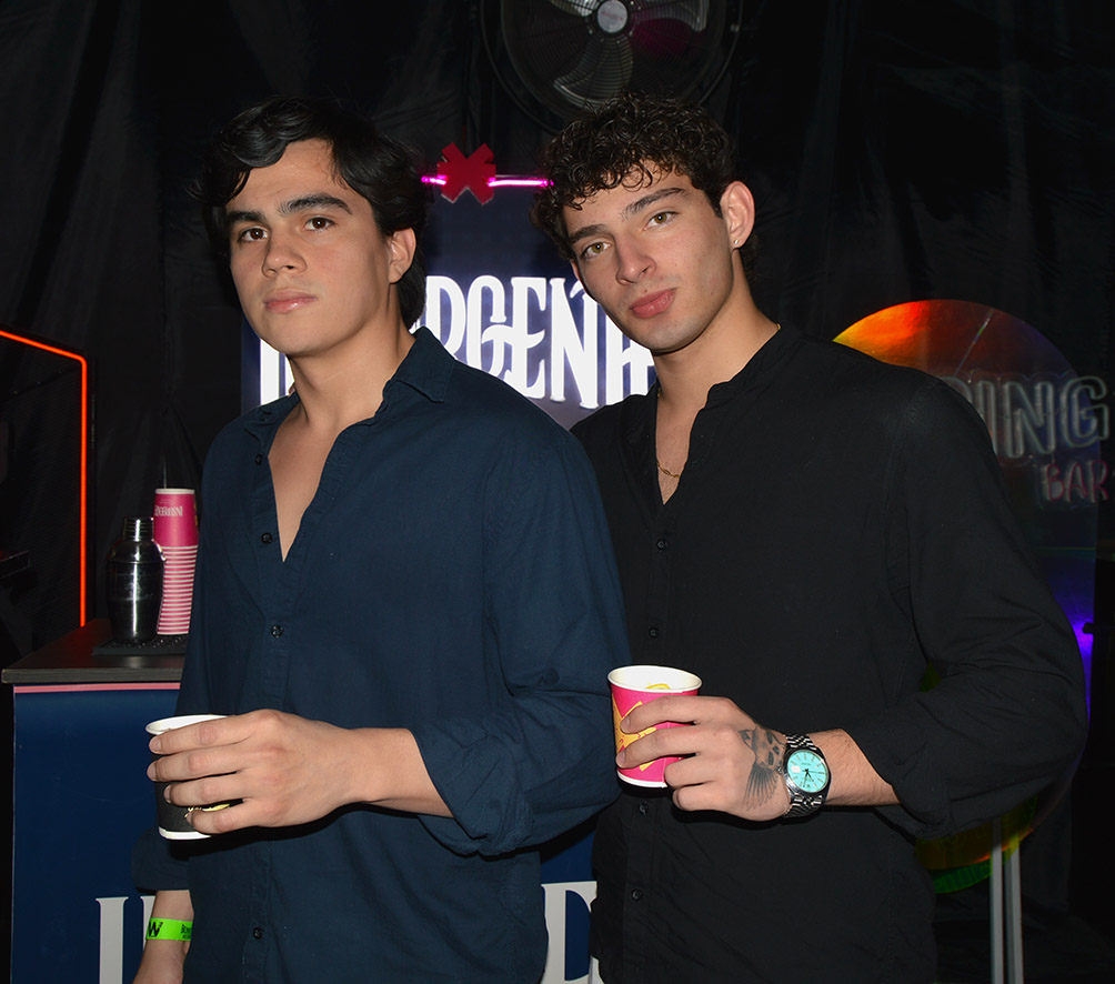 Diogo Fitzgerald y Rony Suarez