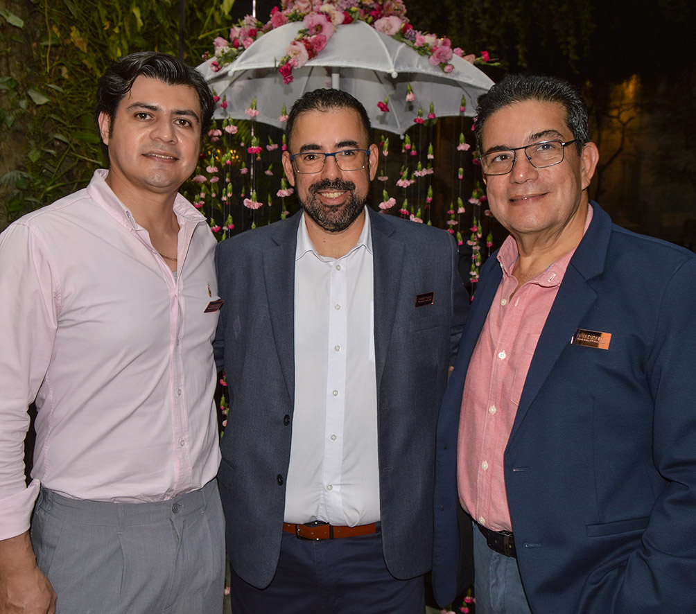 Edson Peralta, Alexis Rojo y Erwin Ornez