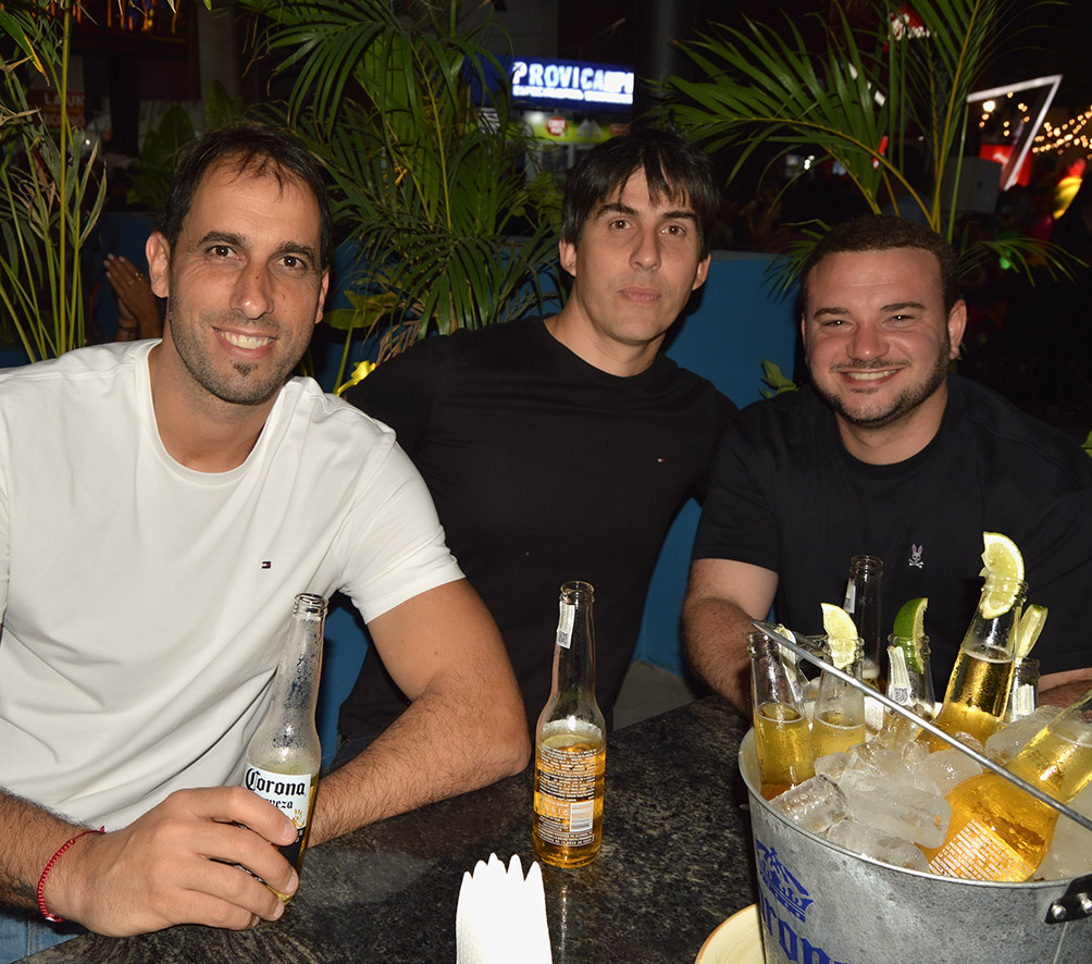 Pablo Torres, Sergio Ruiz y Felipe Pastor