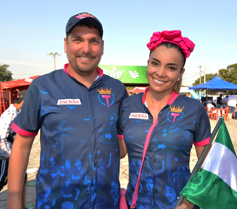 Pamela Mercado y Enrique Gonzales