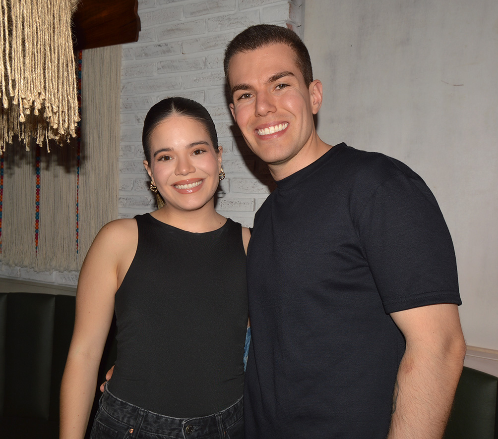 Sofia Suarez y Luis Fernando Saucedo