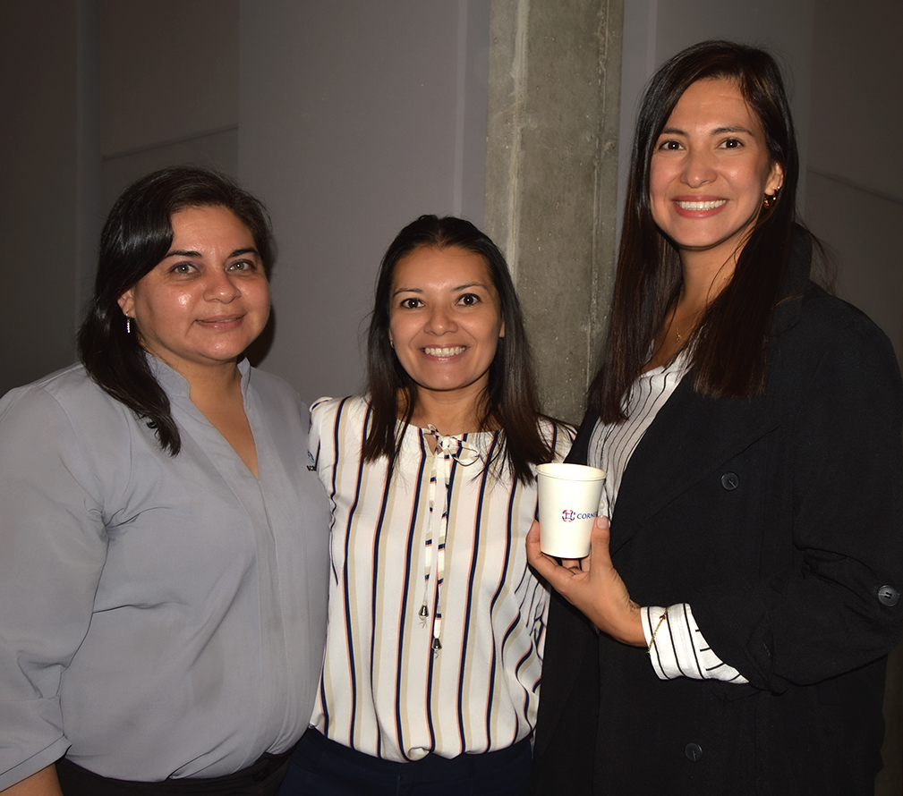 Claudette Mendez, Maria Rene Mendoza y Amaya Ereña