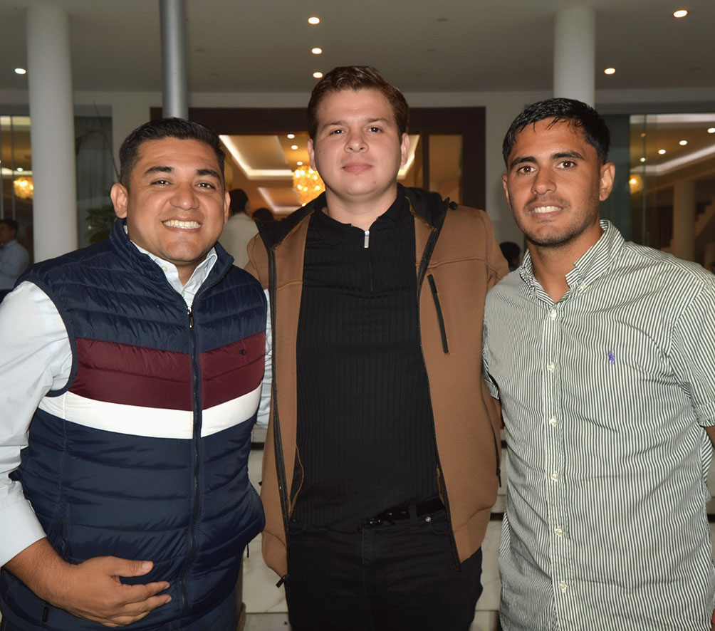 Herlan Alvarez, Victor Siles y Oscar Gutierrez