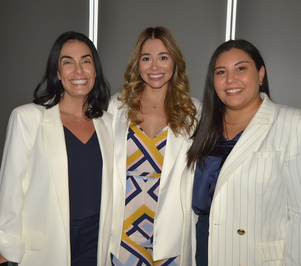 Maria Jose Abuawad, Daniela Mendez y Diana Hurtado