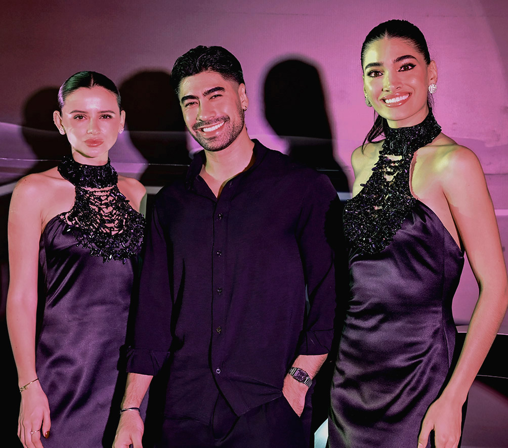 Antoinette Germain, Lucas Tamashiro y Nahemi Uequin