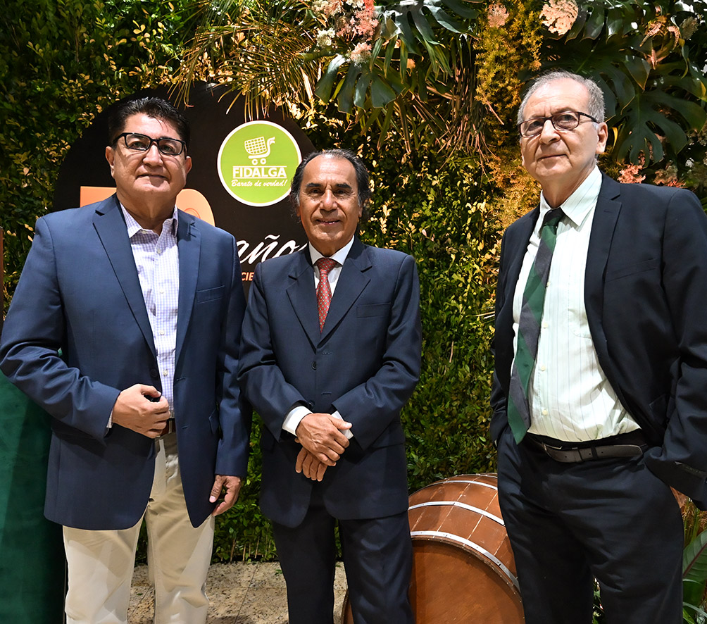 Carlos Raldes, Roger Salvatierra y Alfredo Montaño