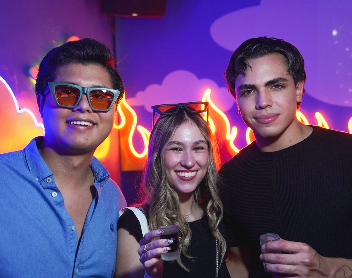 Genjiro Sasamoto, Olivia Duran y José Luis Ribera
