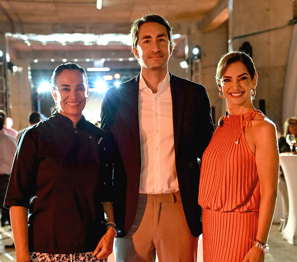 Inés España, Erwin Roda y Katya Fuertes