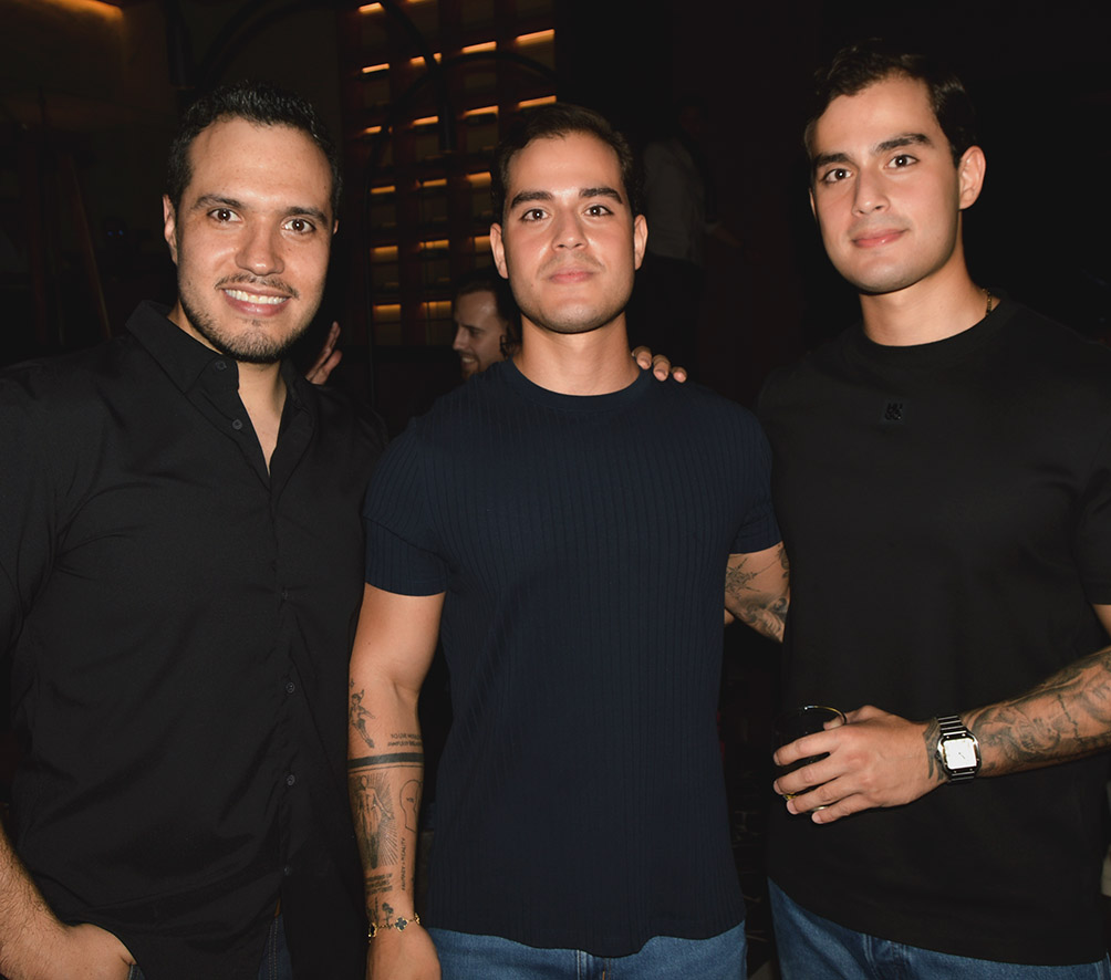 Eduardo Armerdariz, Salvador Añez y Alejandro Añez