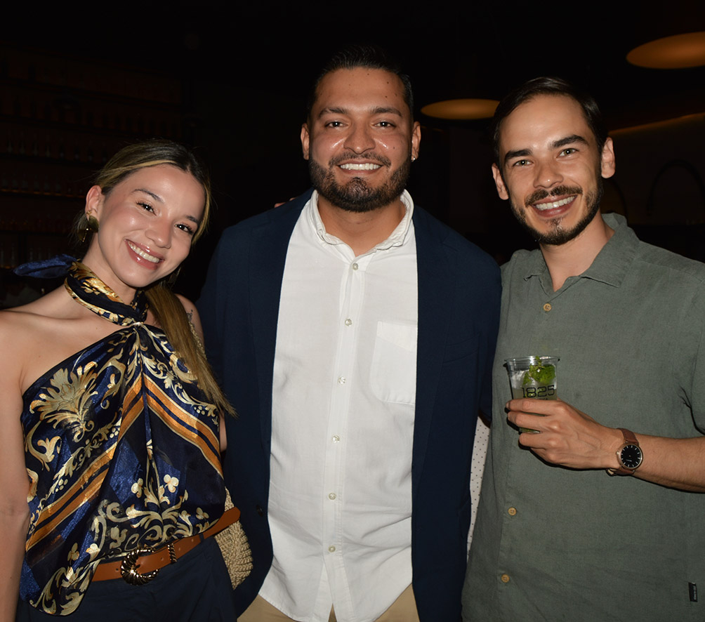 Michelle Hurtado, Victor Vaca y Bryam Hoyos