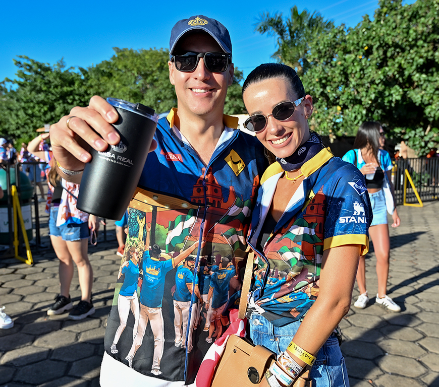 Luis Granier y Camila Otero