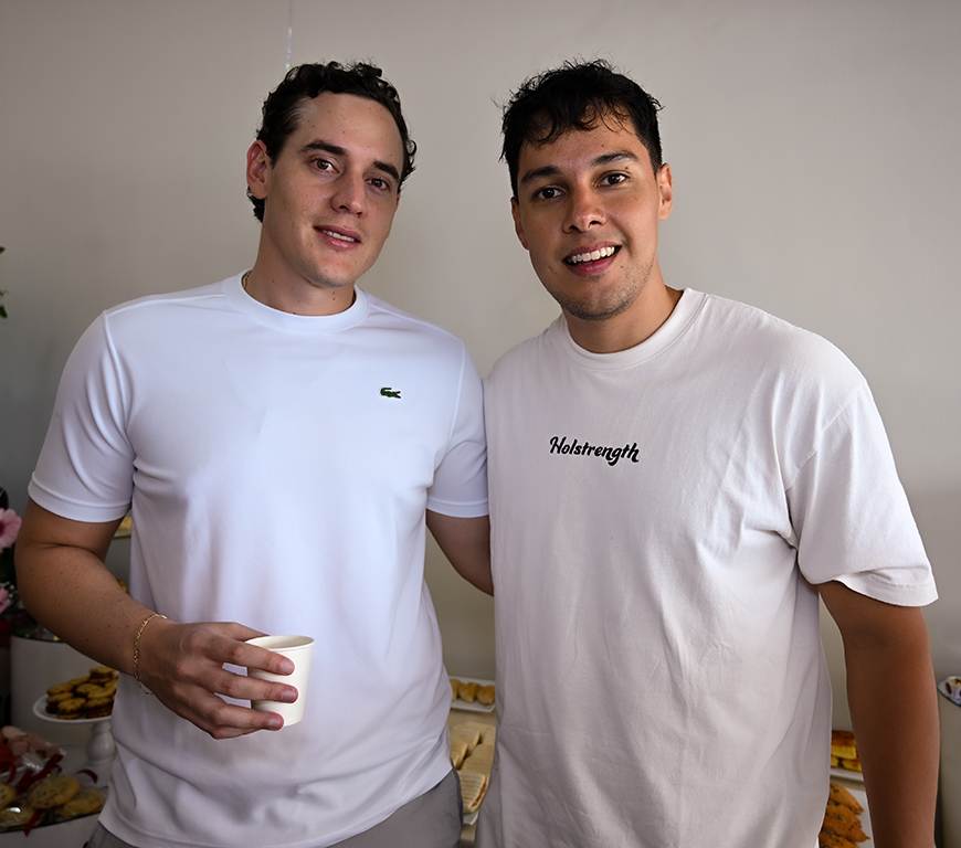 Vicente Eid y Roland Keller