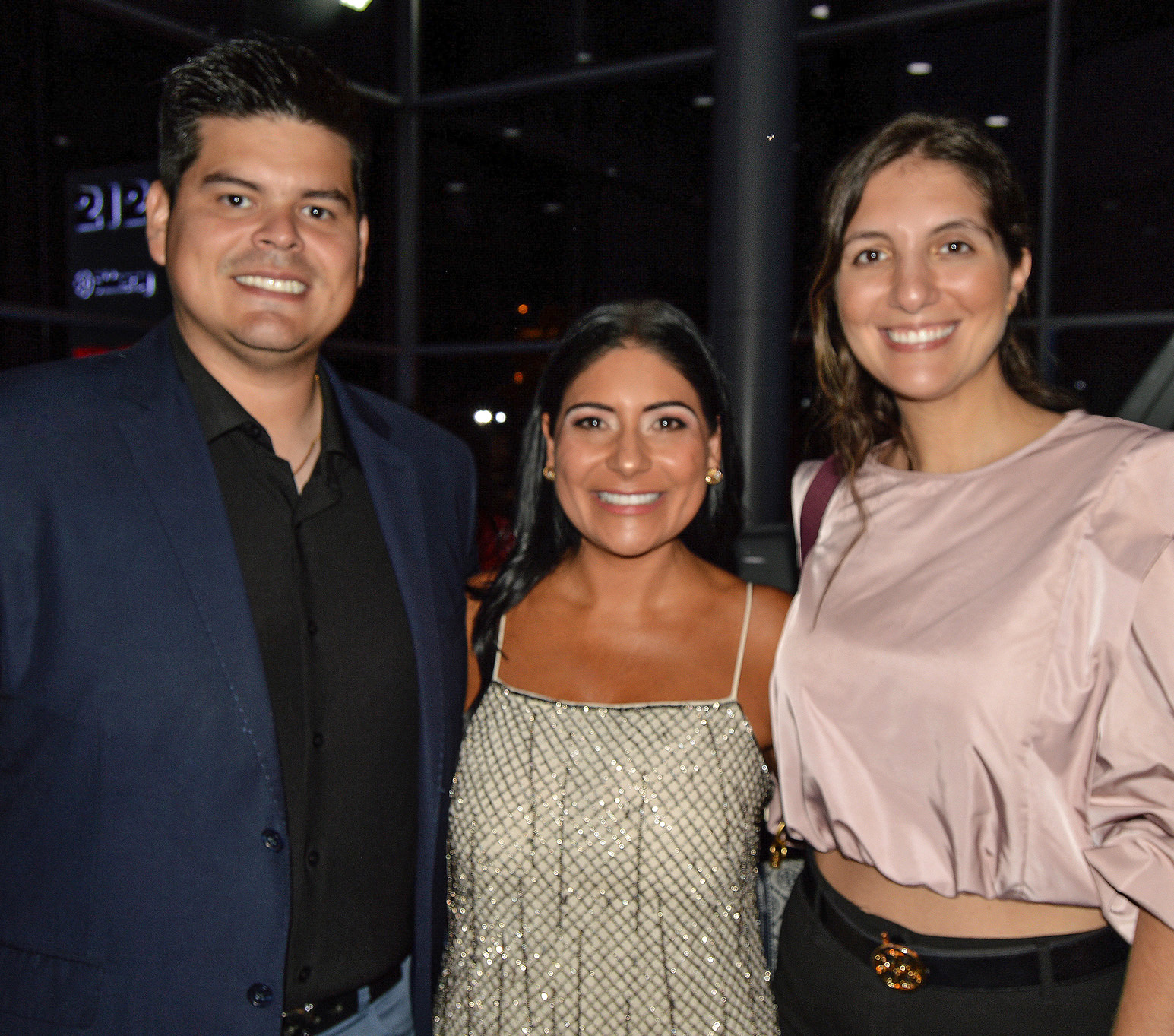 Andres Menacho, Paula Ribera y Diana Maria Salman