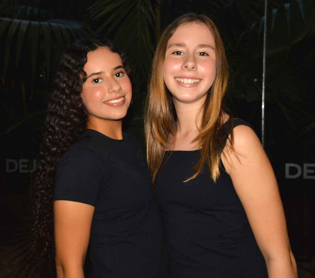 Danae Arce y Emma Garafulic