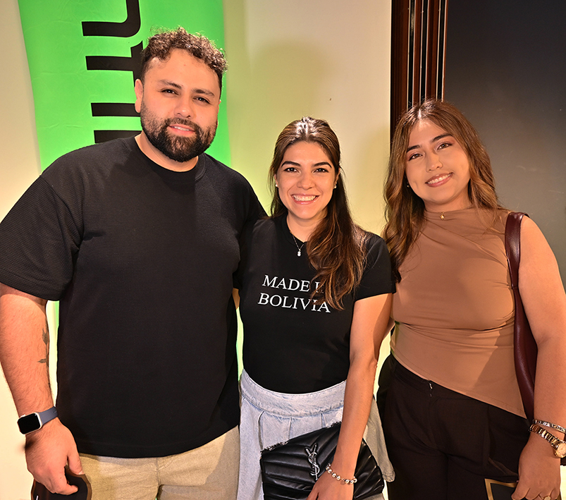 Daniel Aranibar, María Laura Antelo e Isabel Jimenez