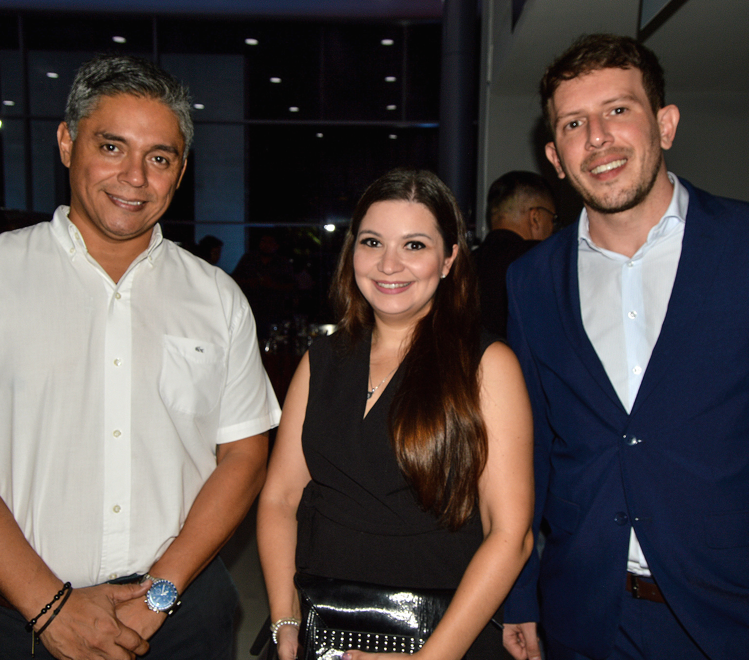 Fernando Guardia, Maria Fernanda Hurtado y Luciano Lacava