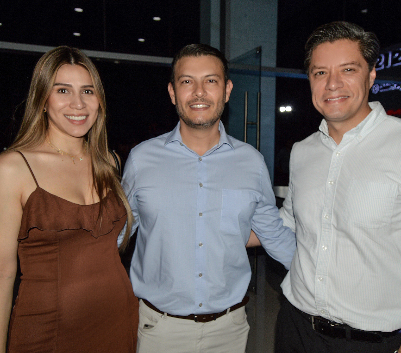 Isabel Roman, Cesar Daza y Pablo Hurtado