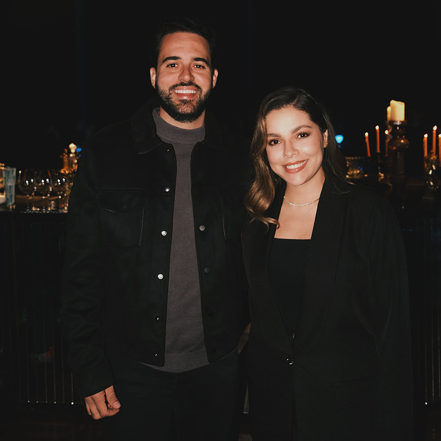 Juan Carlos Barbery y Daniela Plaza