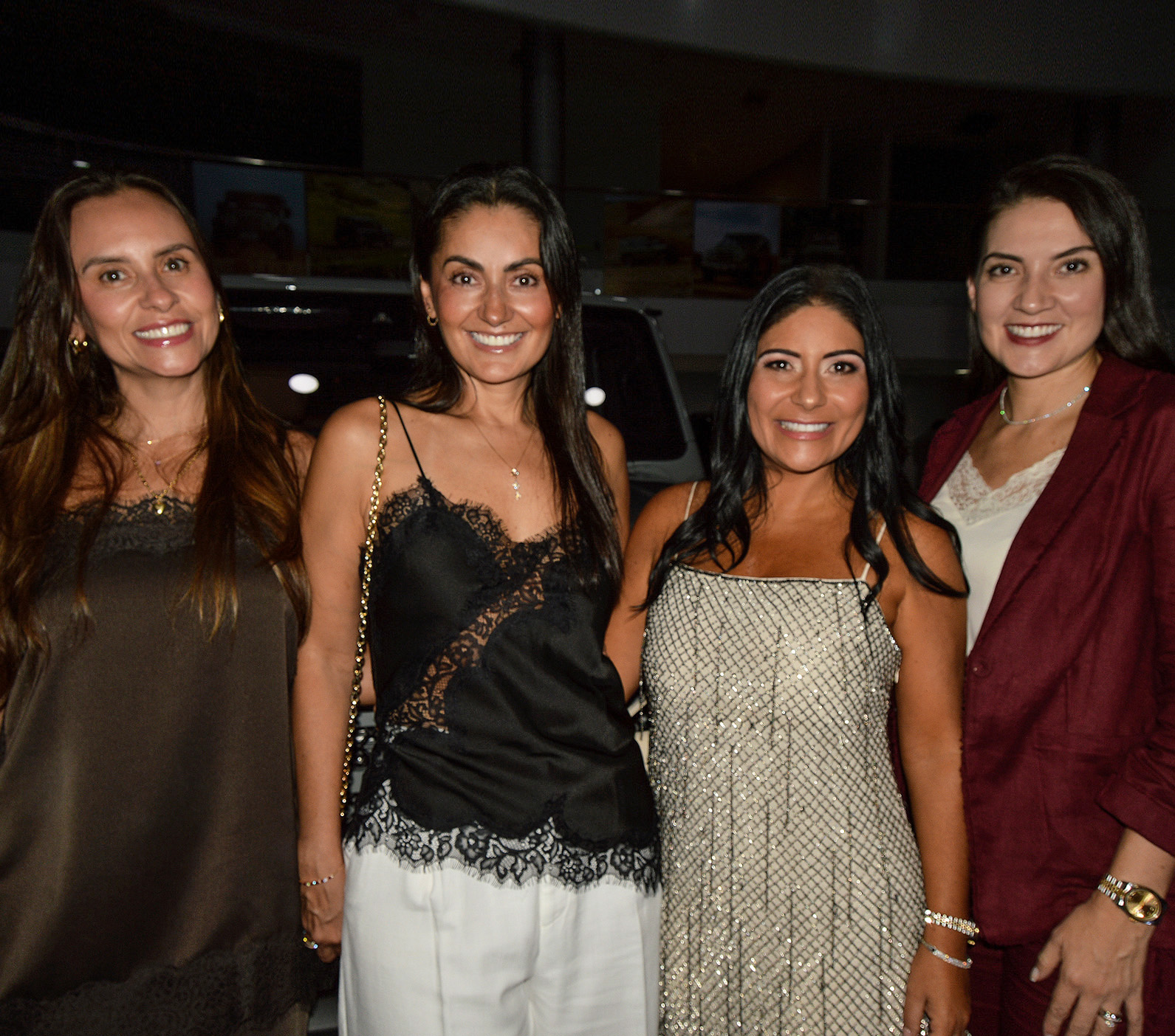 Maidy Arredondo, Gabriela Coimbra, Paula Ribera y Estefania Coimbra