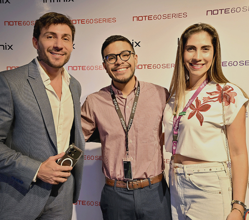 Mario Del Alcázar, Flavio Bautista y Hilde Viscarra
