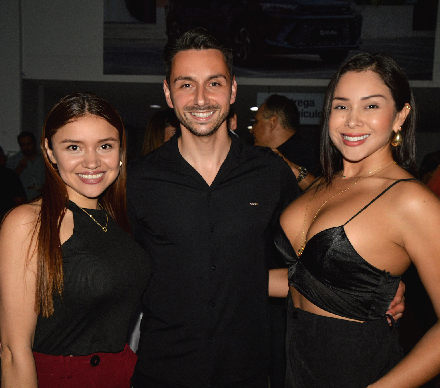 Nicole Coimbra, Adam Buk y Elibeth Lopez