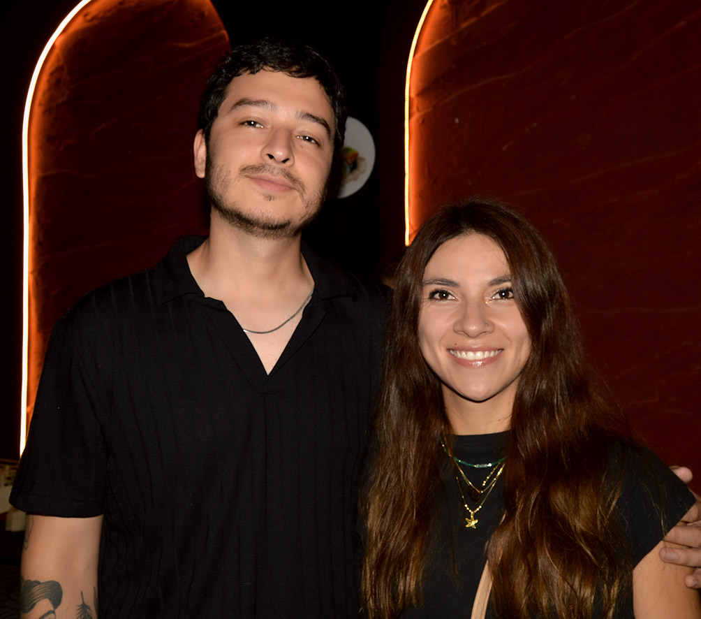 Oscar Revollo y Andrea Barrios