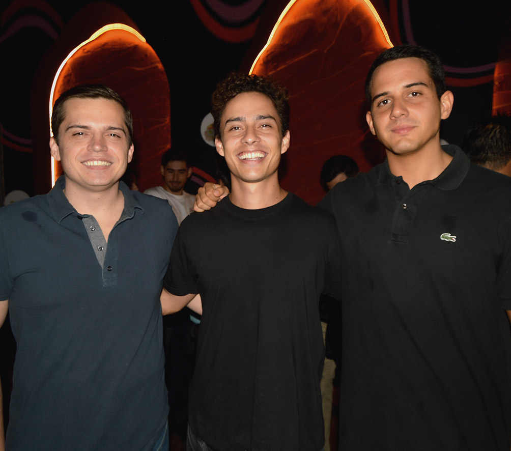 Sergio Maril, Samuel Zamora y Eduardo Fernandez