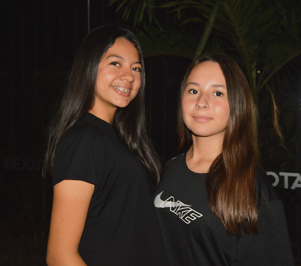 Sofia Mendez y Valentina Eguez