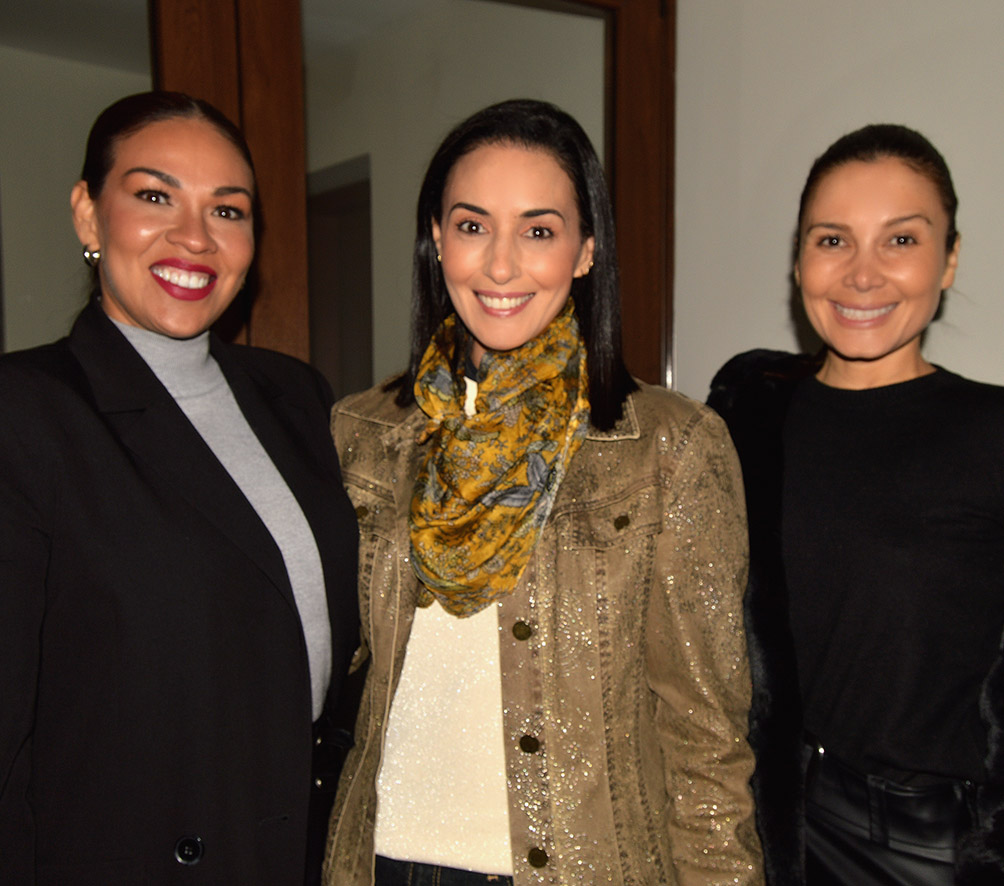 Mone Gutierrez, Susana Roca y Mery Baldivieso
