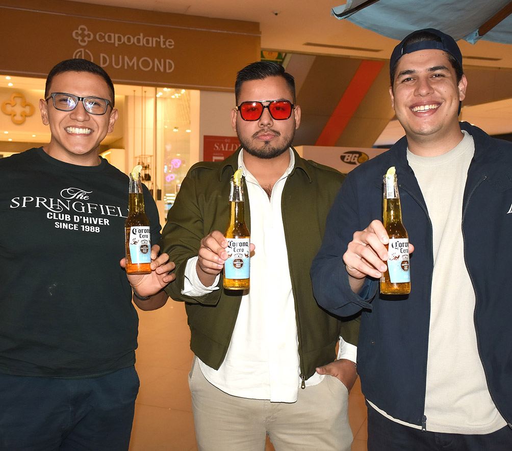 Julio Alba, Roman Añez y Carlos Chavez