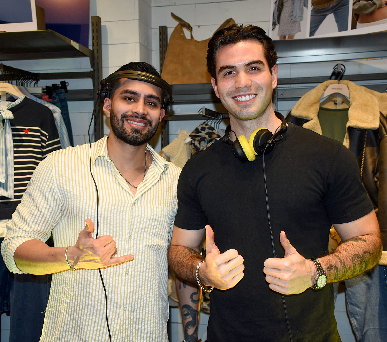 Daniel Beltran y Brandon Takana
